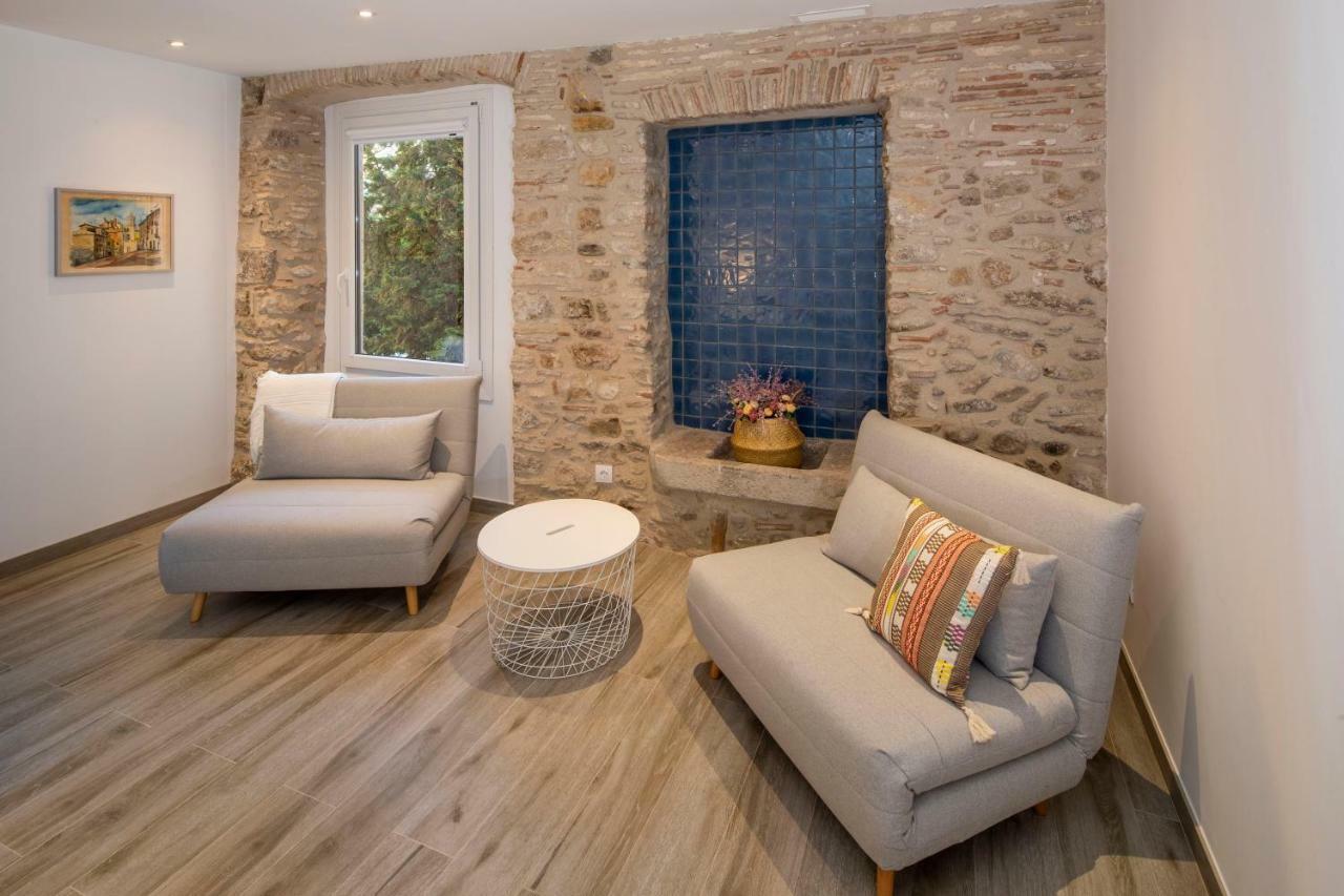 Apartamento Historico En El Barri Vell Girona Bagian luar foto